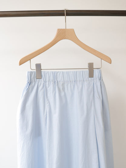 chambray tuck skirt