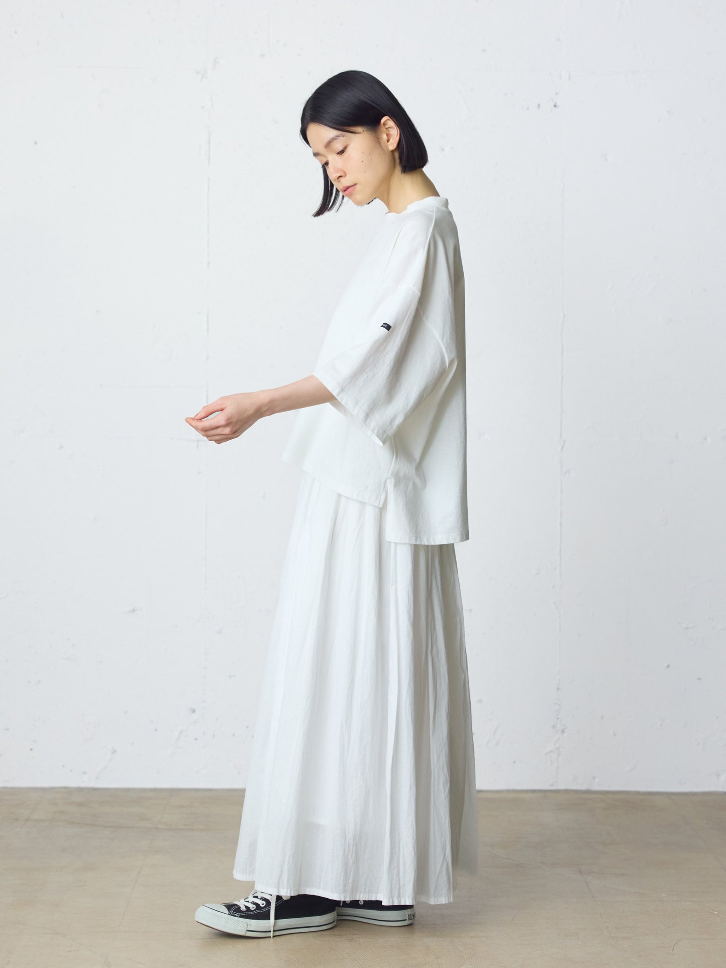 gathered skirt