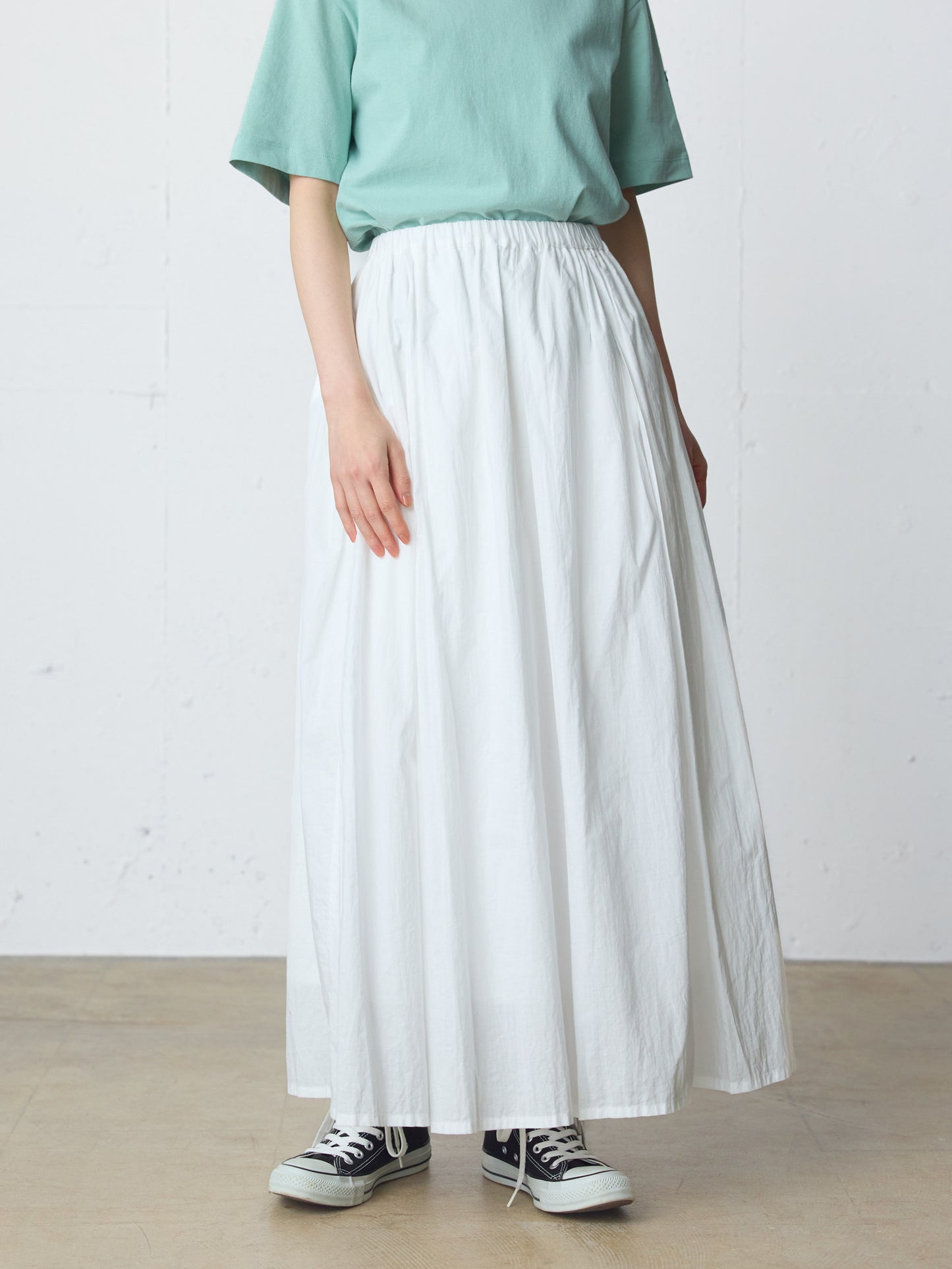 gathered skirt