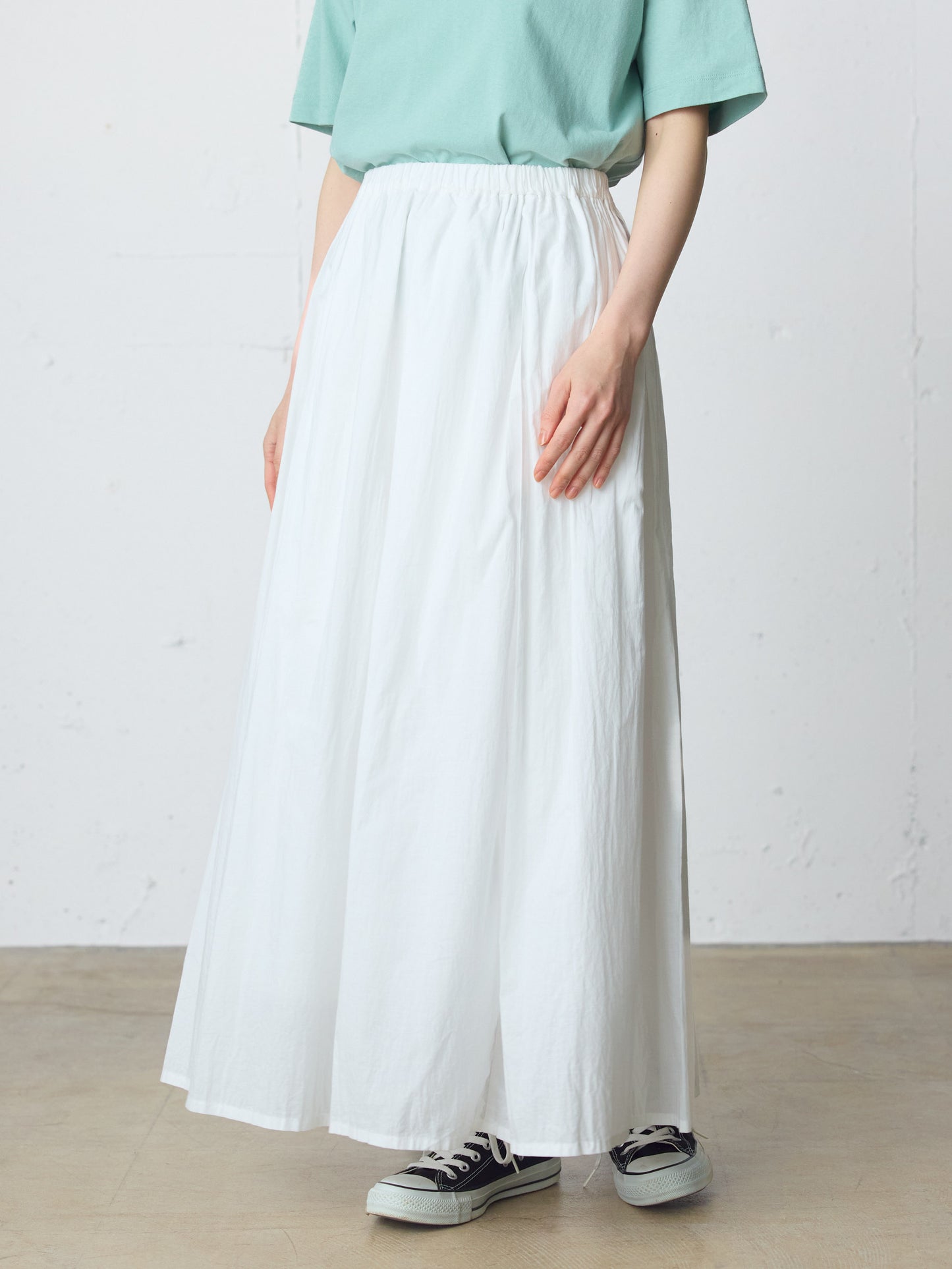gathered skirt