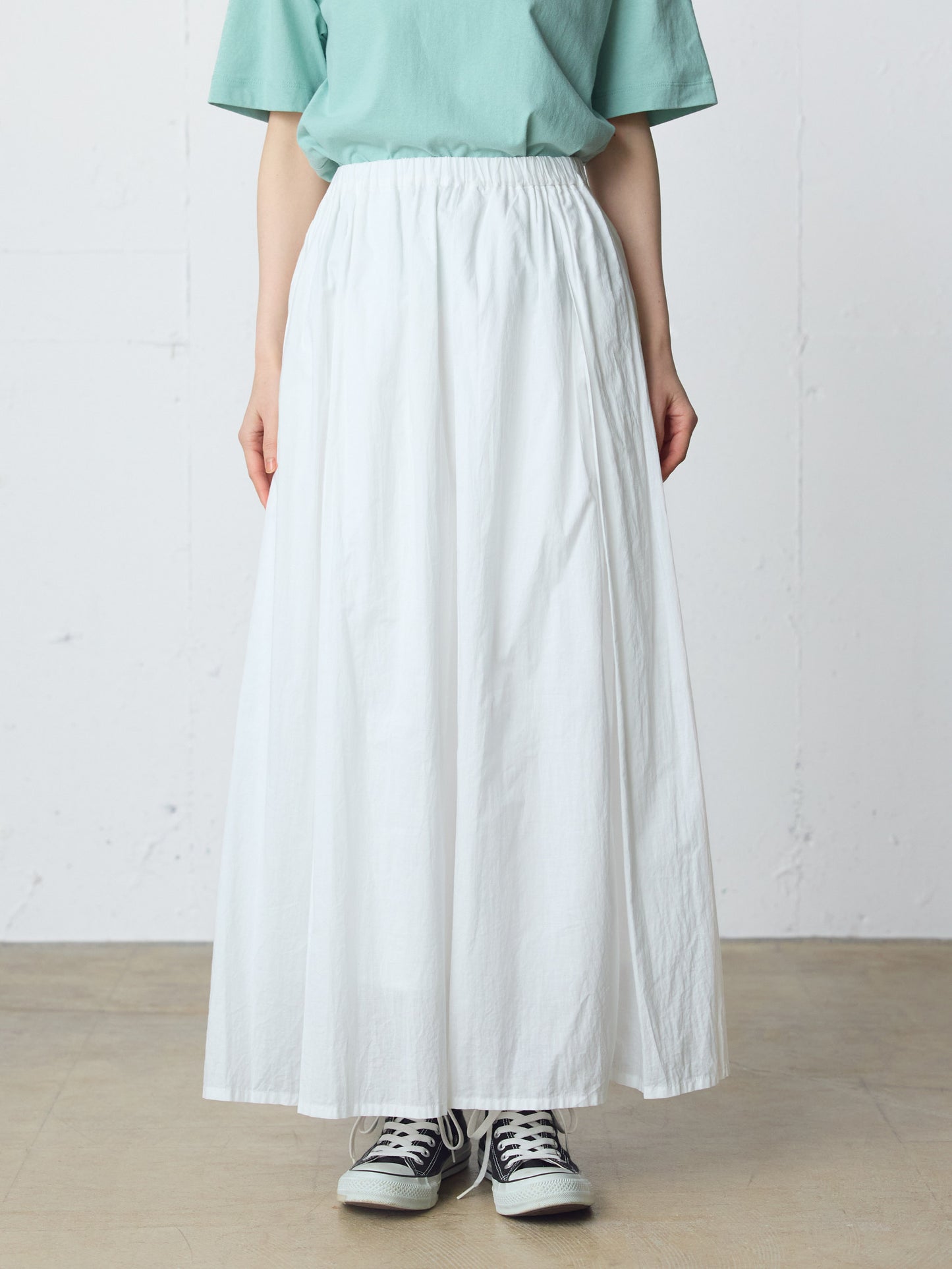 gathered skirt