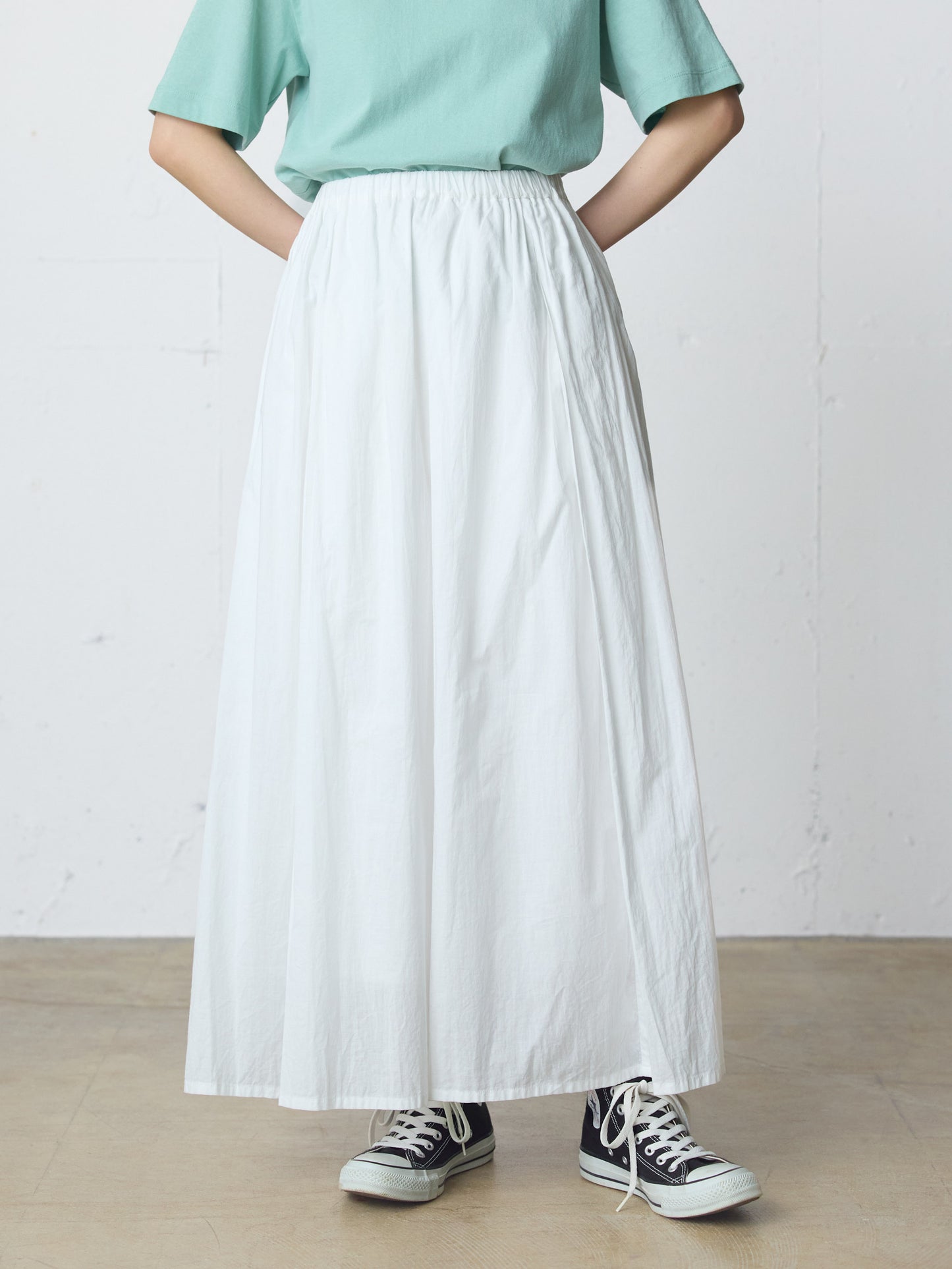 gathered skirt