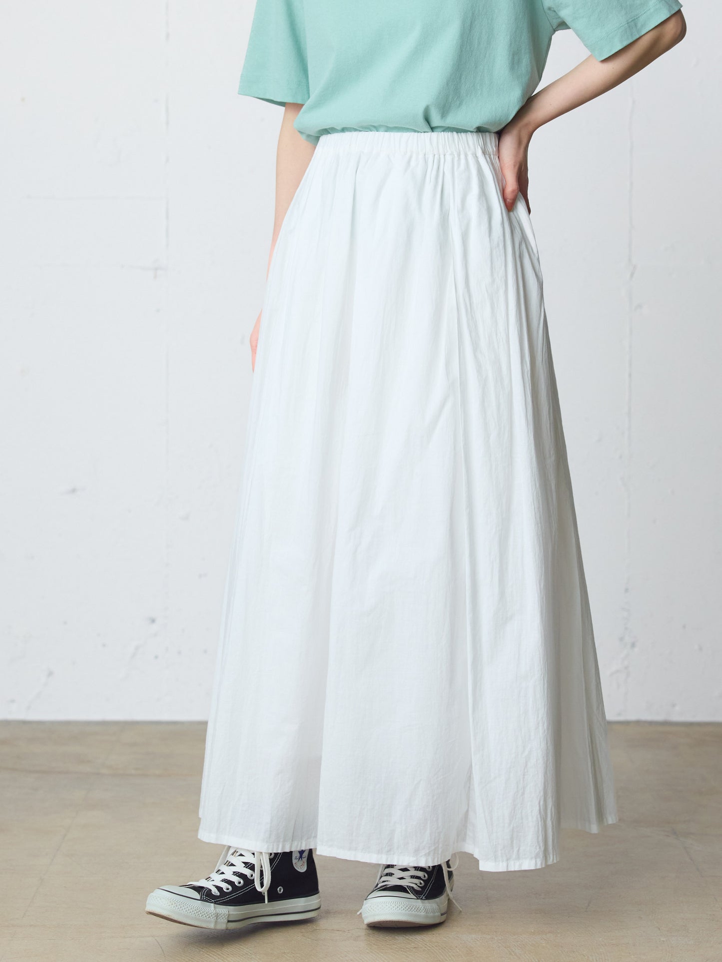gathered skirt