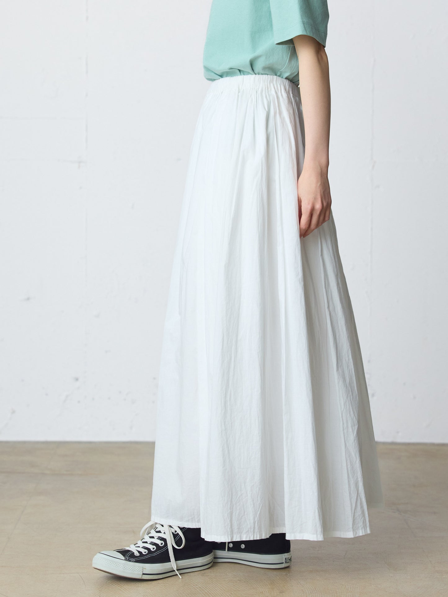 gathered skirt