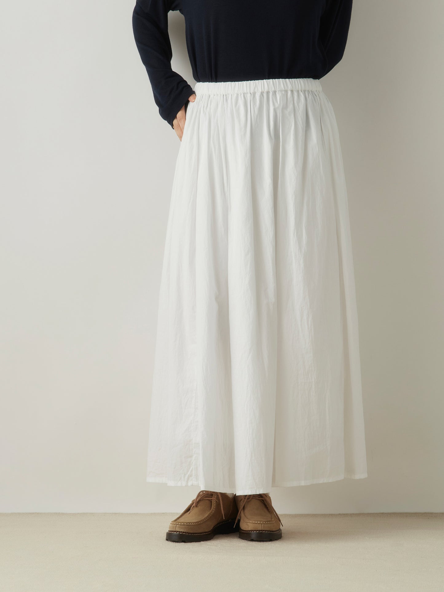 gathered skirt