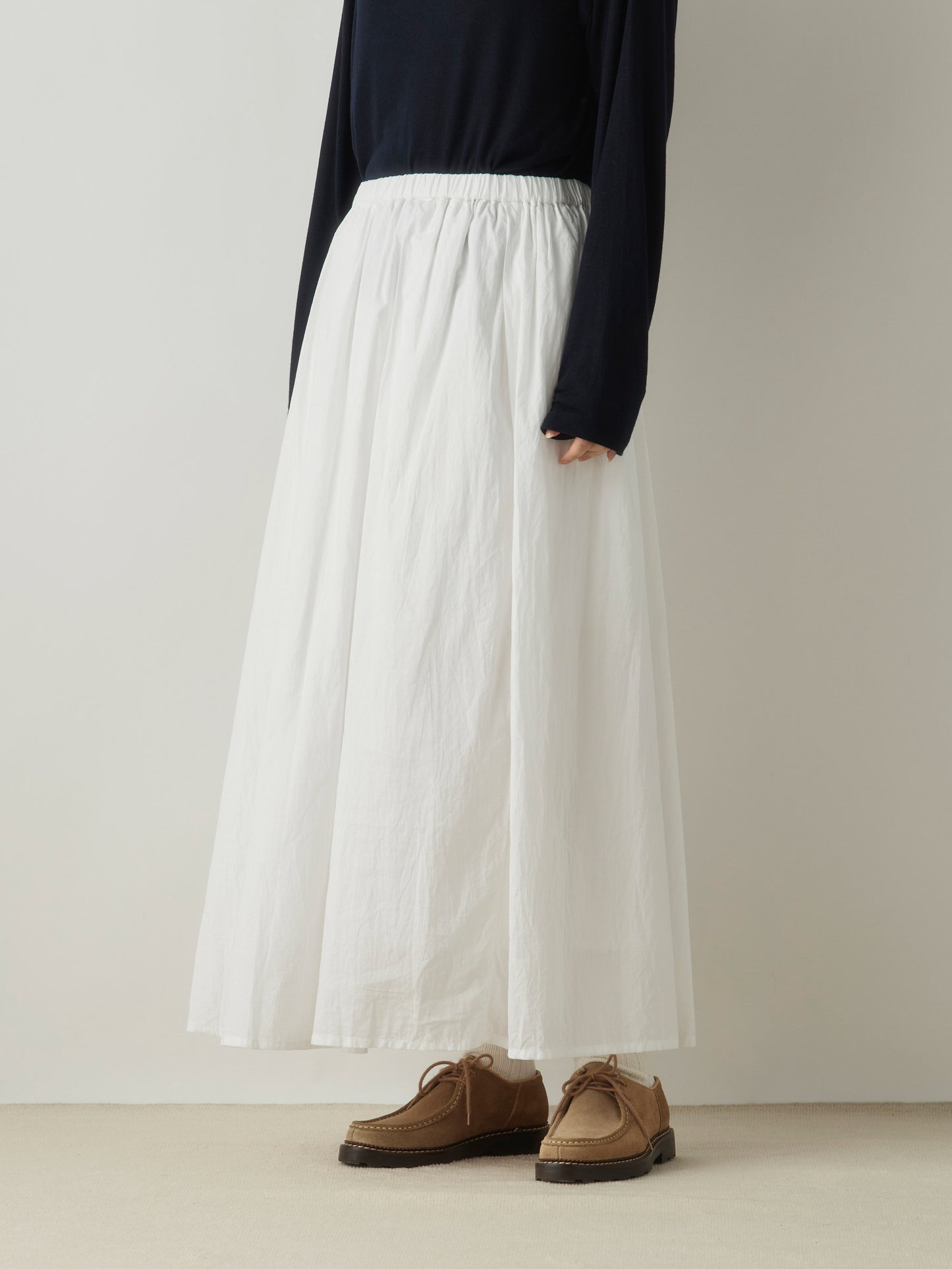 gathered skirt