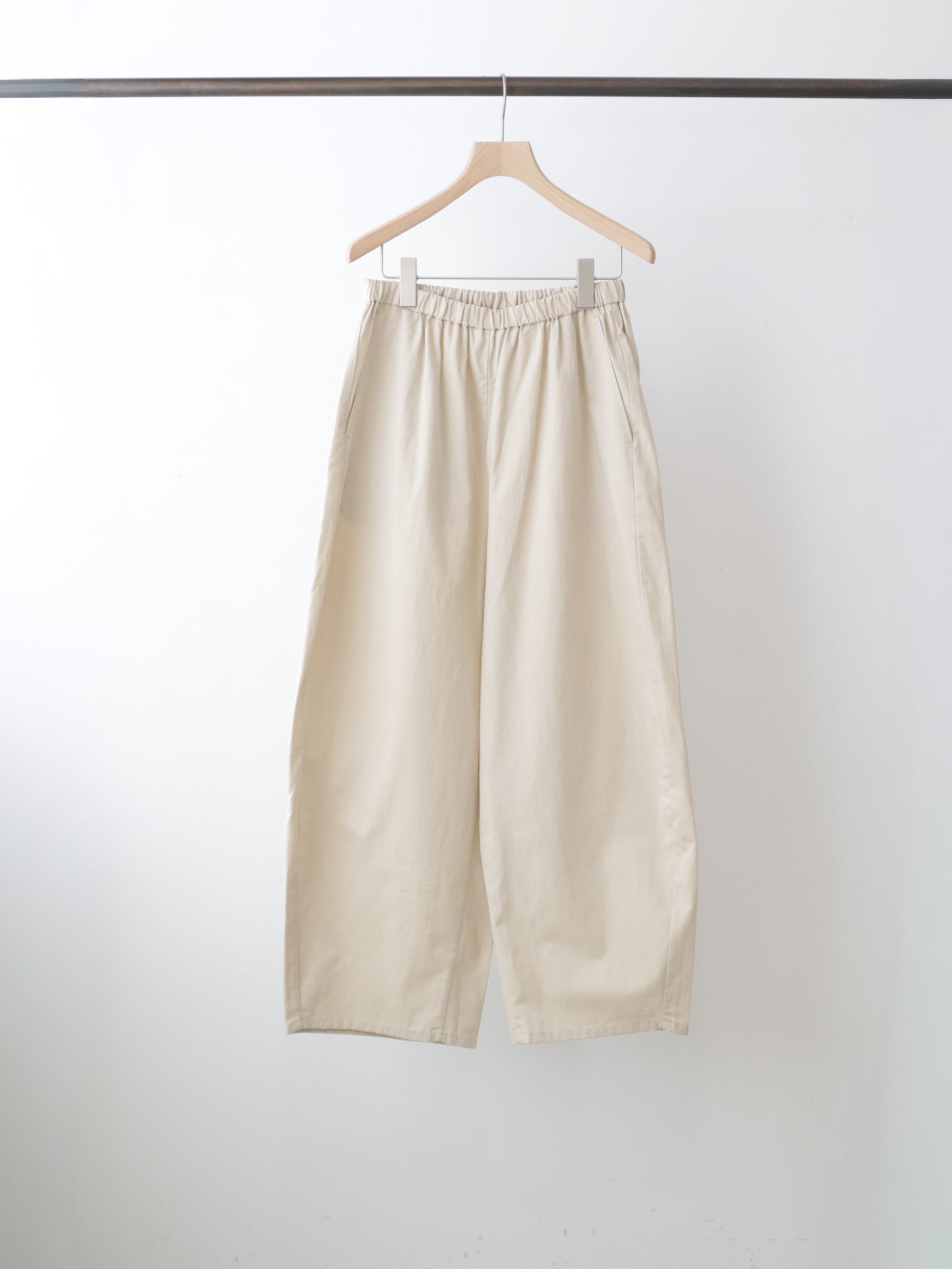 cottonlinen wide easy pants