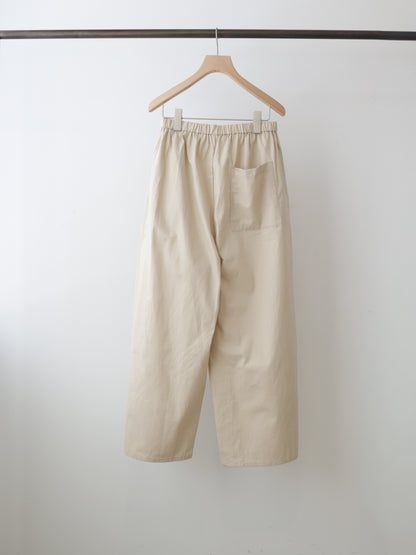 cottonlinen wide easy pants