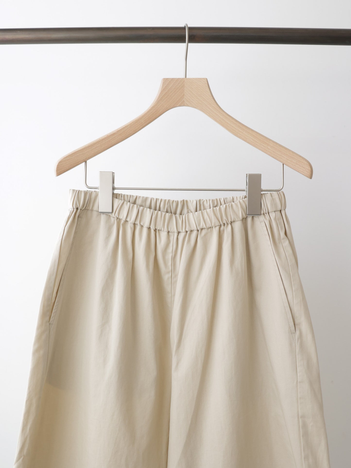 cottonlinen wide easy pants