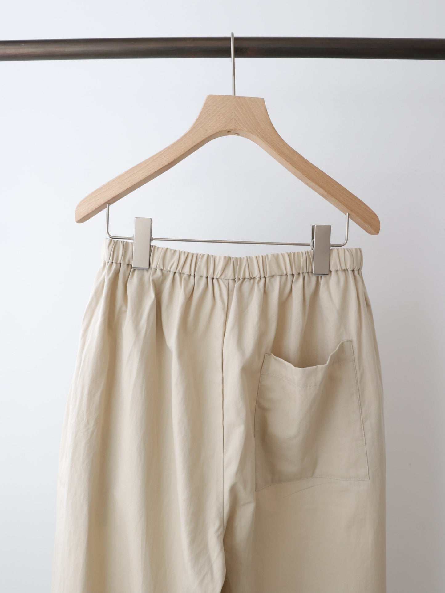 cottonlinen wide easy pants