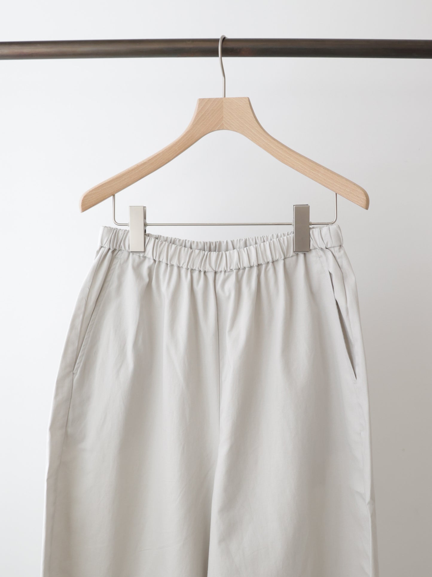 cottonlinen wide easy pants