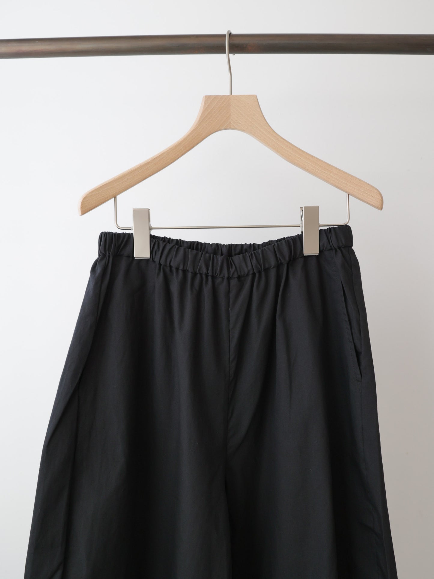 cottonlinen wide easy pants