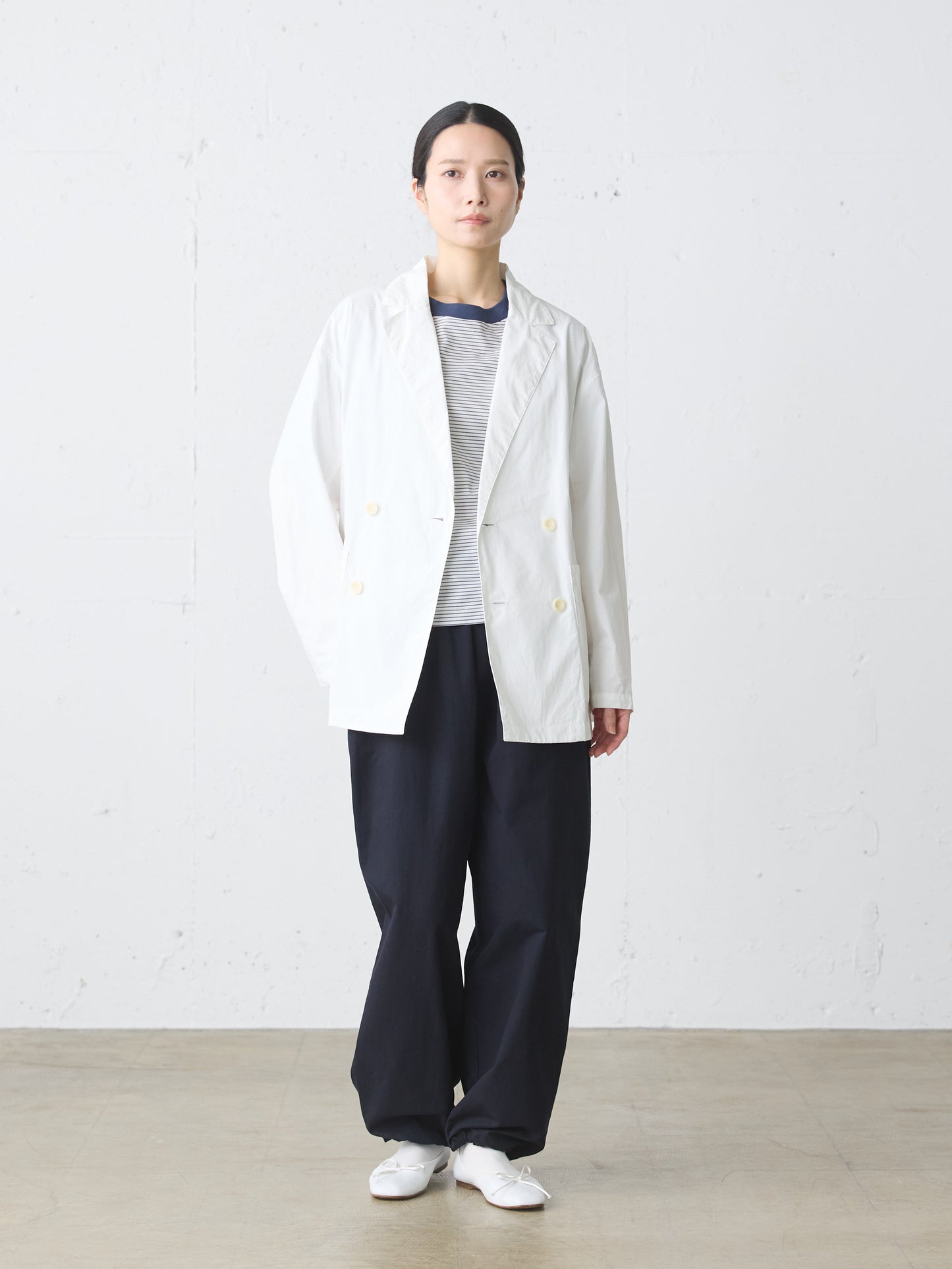 double breasted shirt jacket