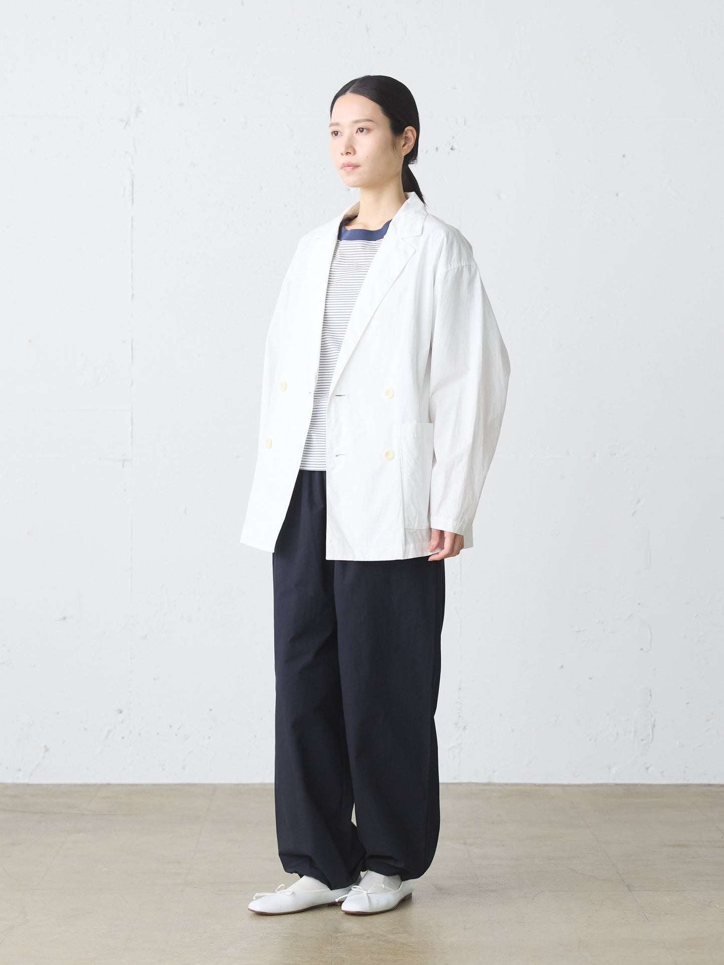 double breasted shirt jacket
