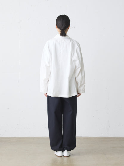 double breasted shirt jacket