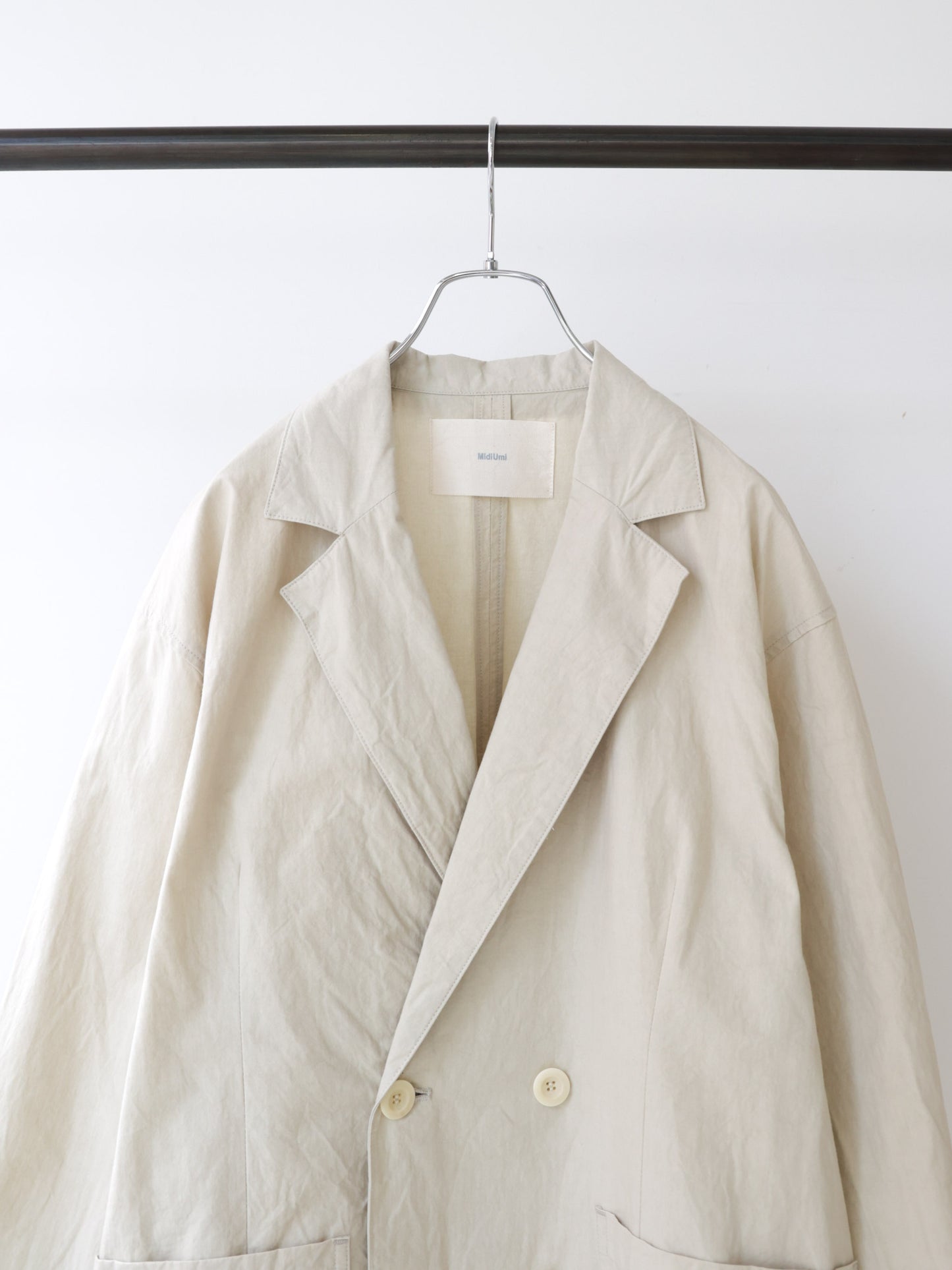 double breasted shirt jacket