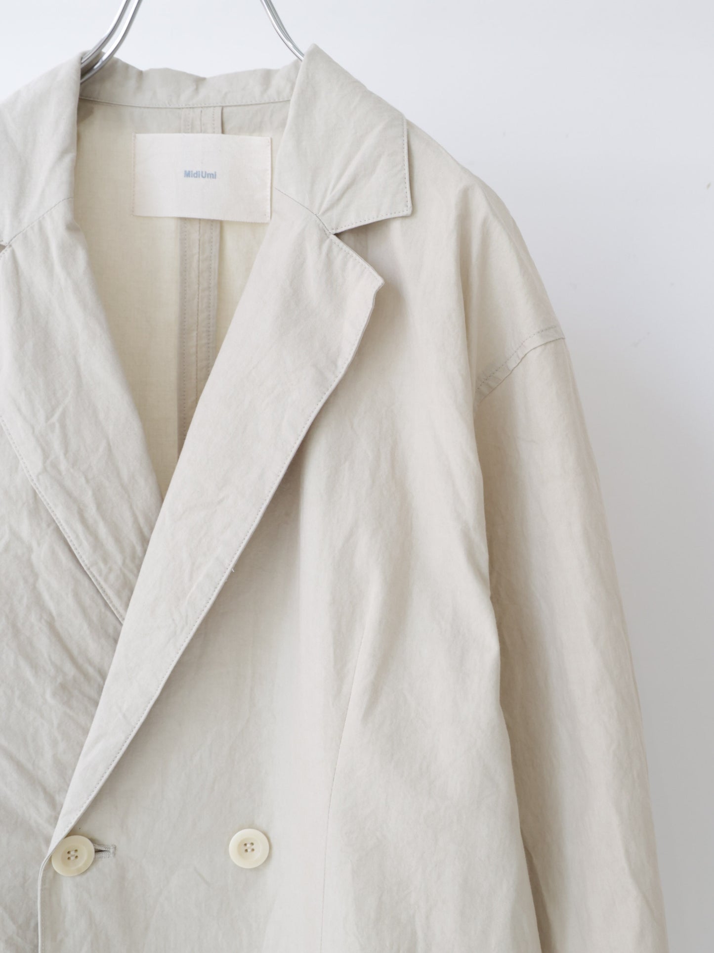 double breasted shirt jacket
