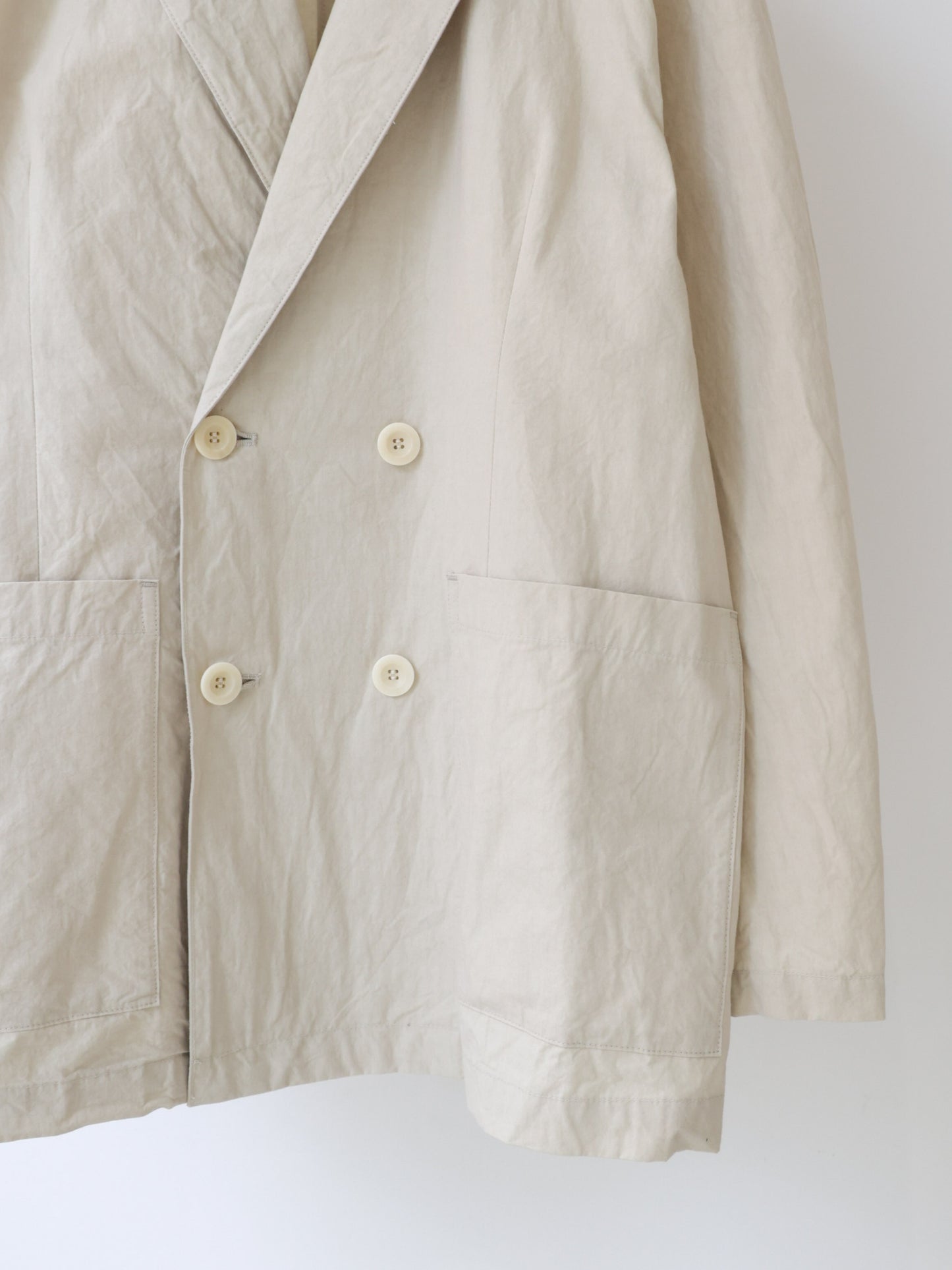 double breasted shirt jacket