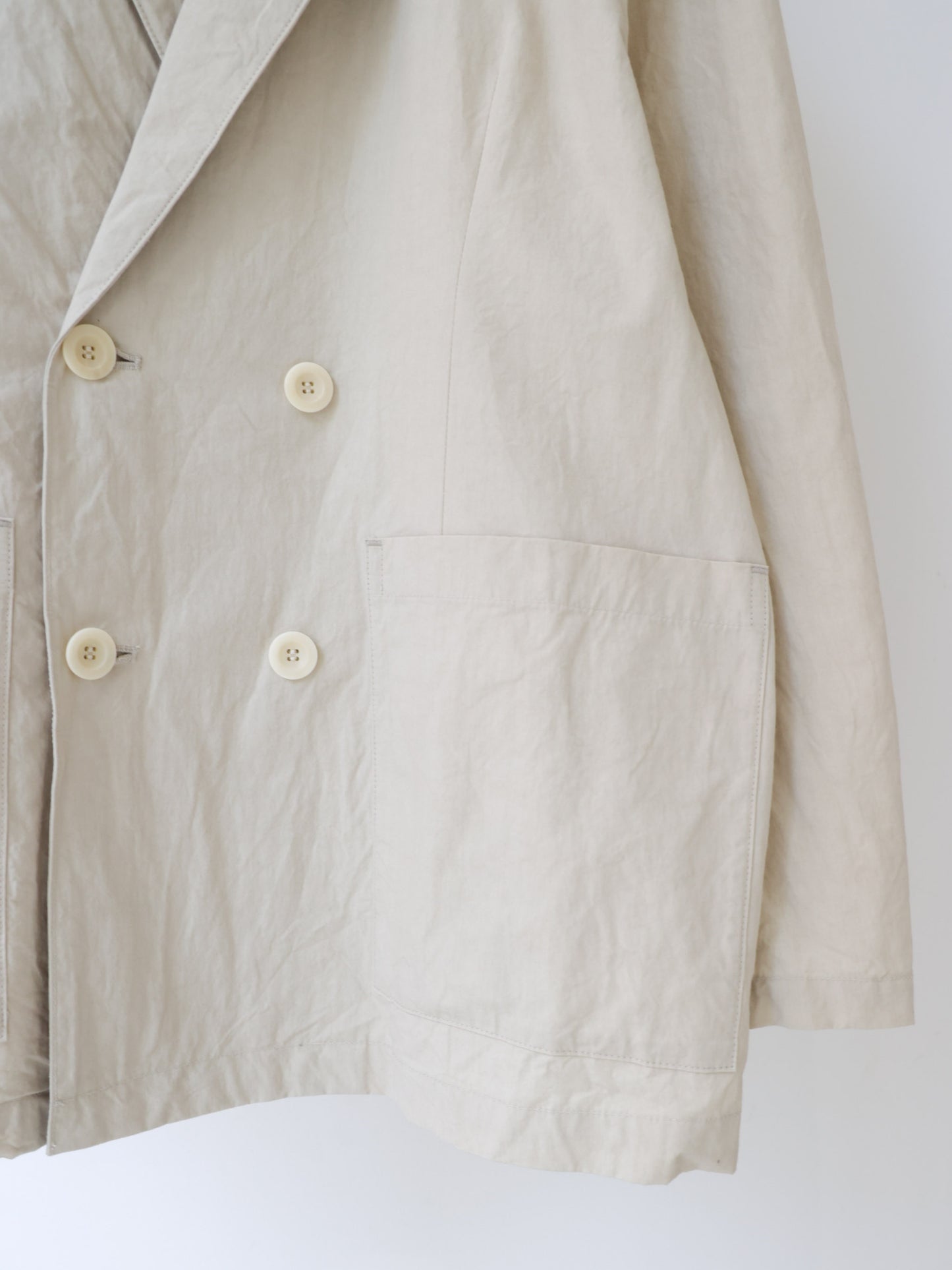 double breasted shirt jacket