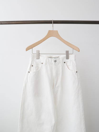 high waist straight denim