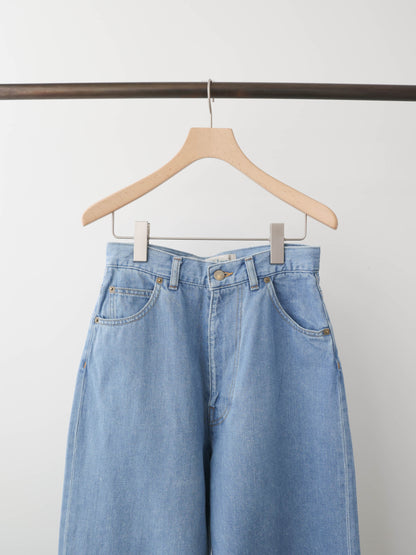 high waist straight denim