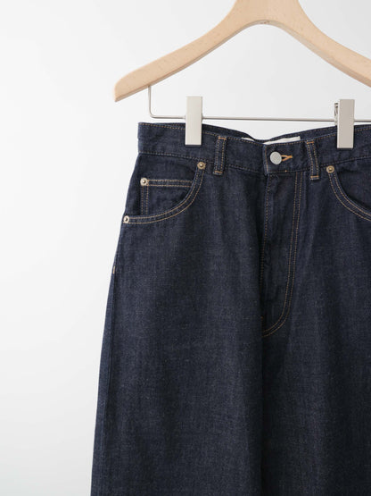 high waist straight denim