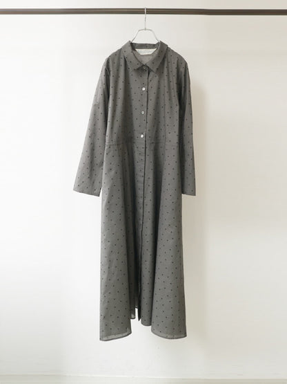 waist switching dots one-piece