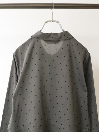 waist switching dots one-piece