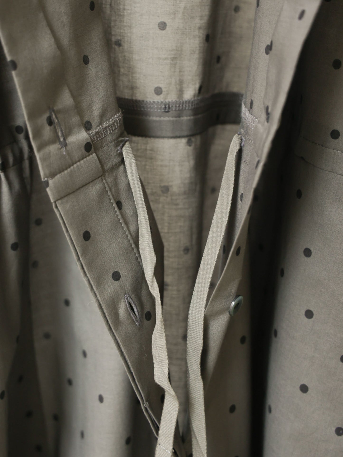 waist switching dots one-piece