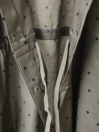 waist switching dots one-piece