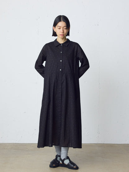 waist switching dots one-piece