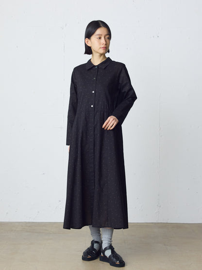 waist switching dots one-piece