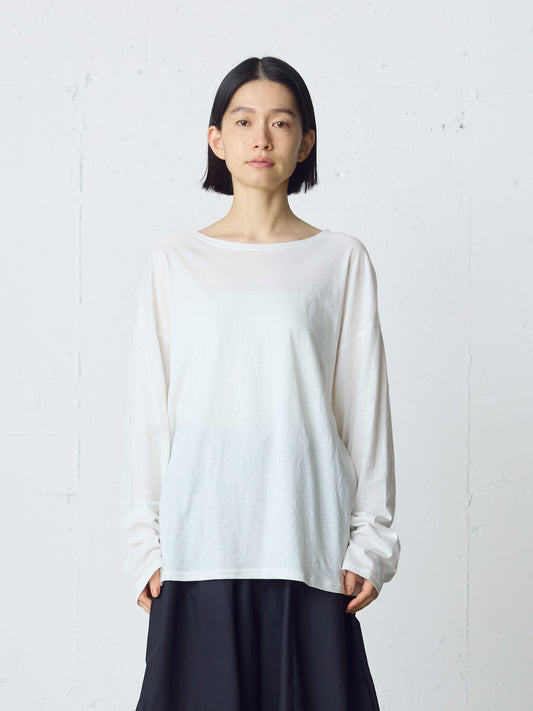 sheer wide pullover