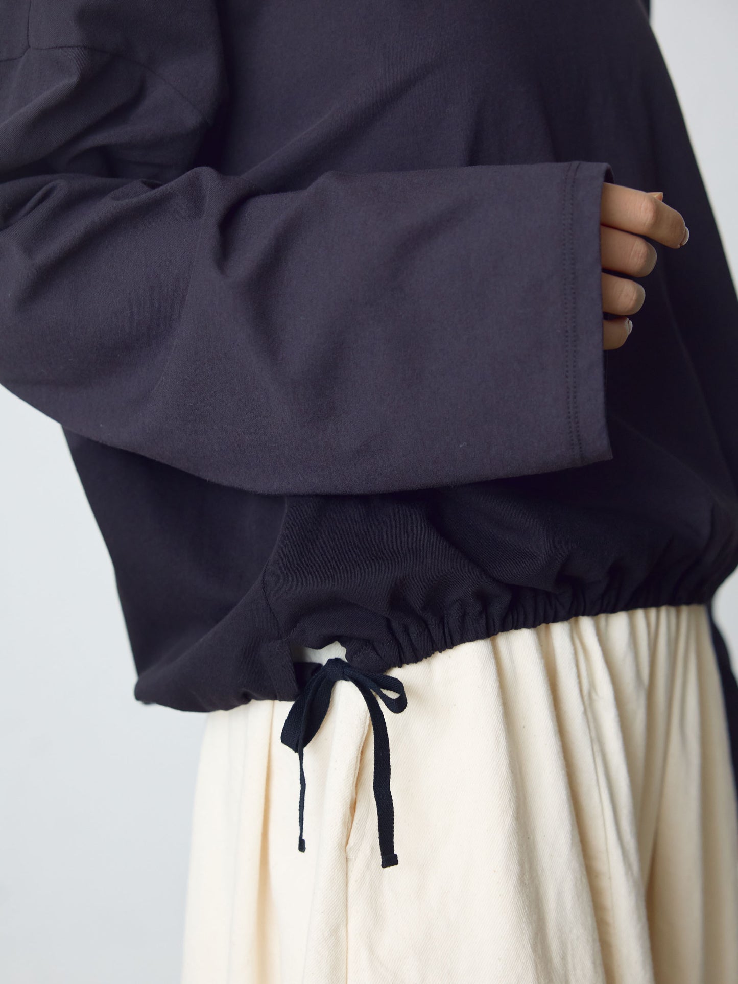 drawstring pullover