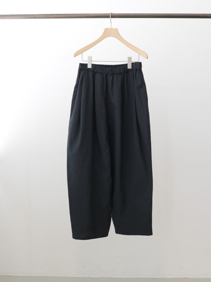 cottonlinen wide easy tapered pants