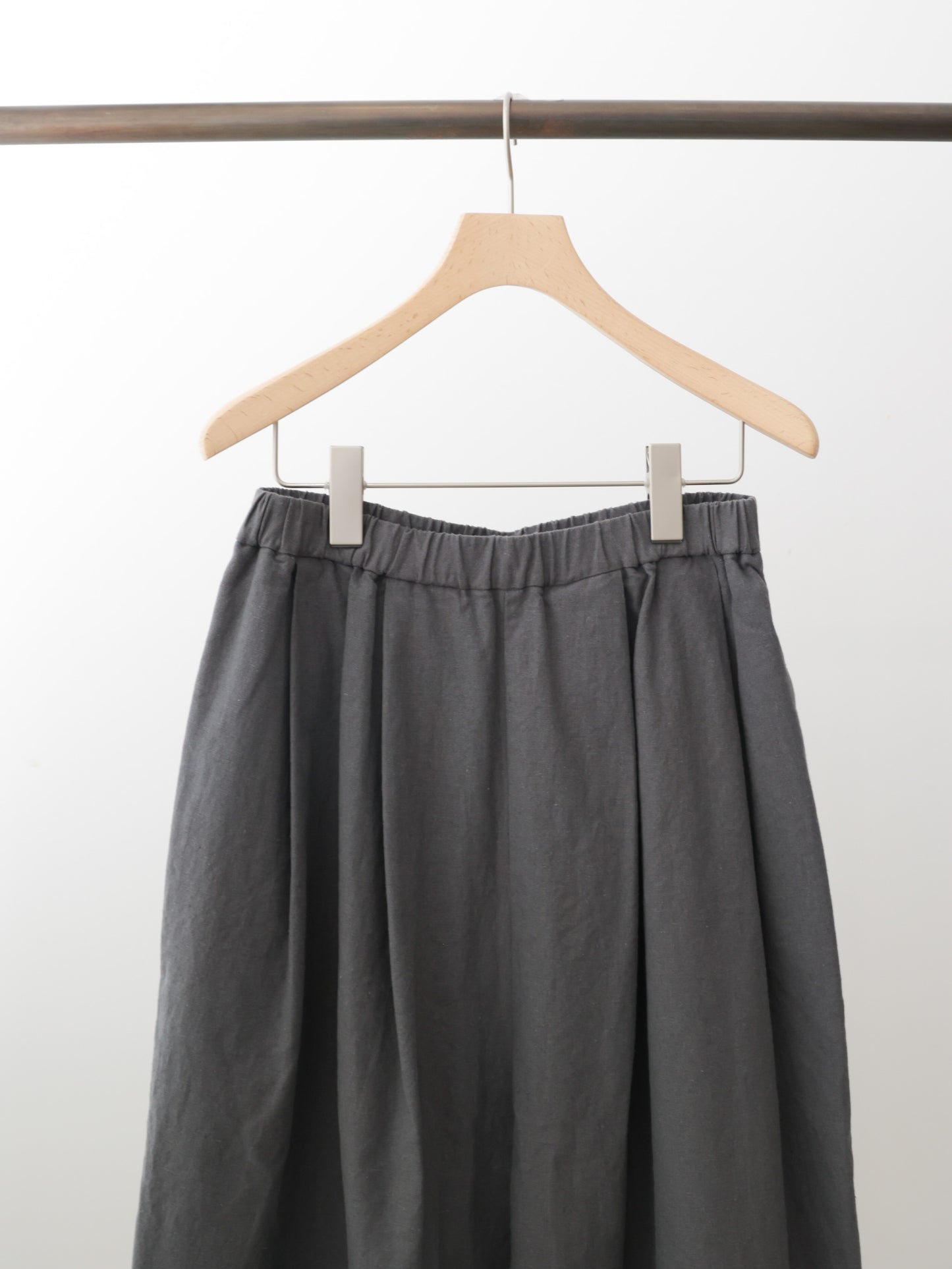 cottonlinen wide easy tapered pants