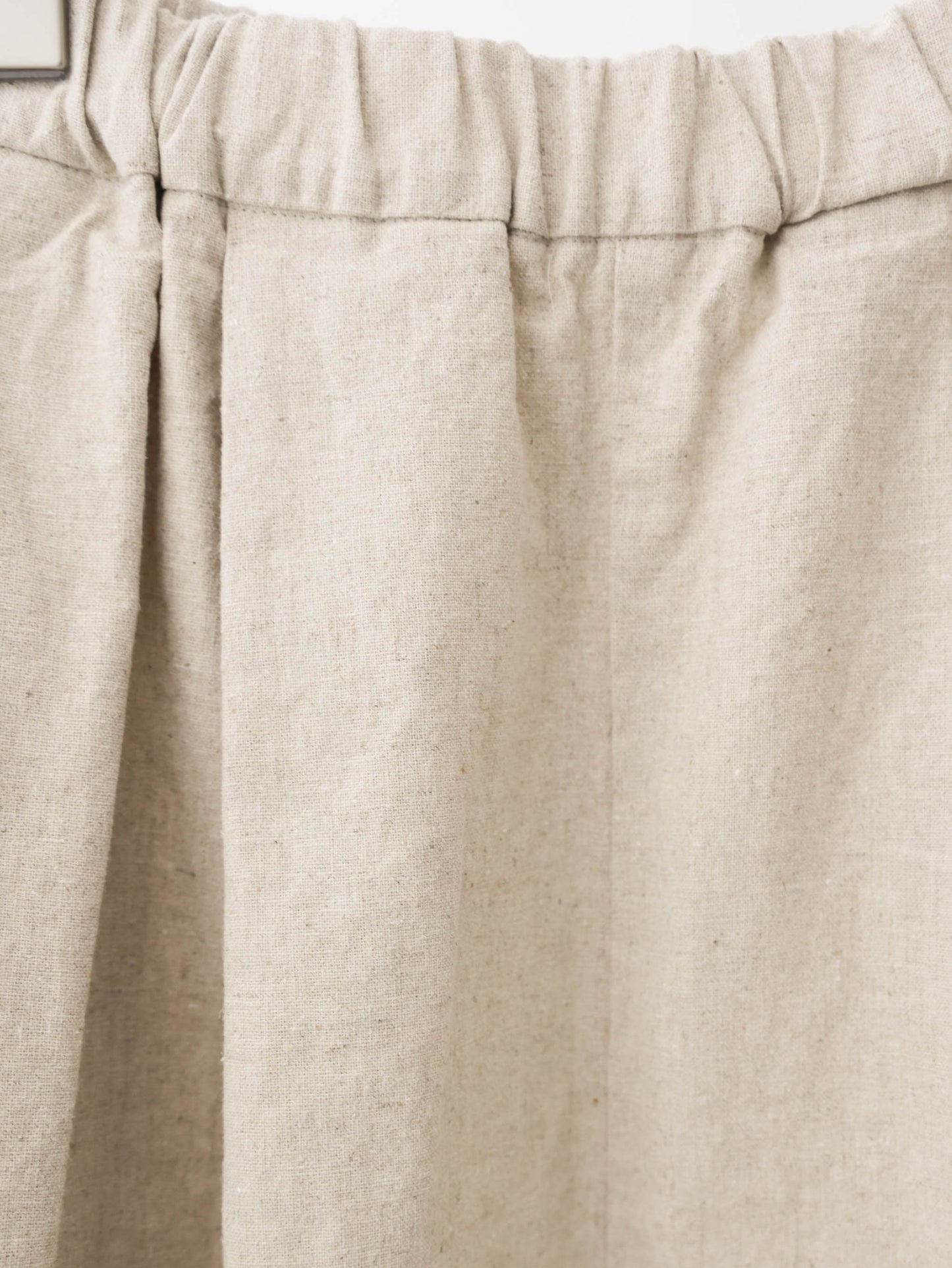 cottonlinen wide easy tapered pants