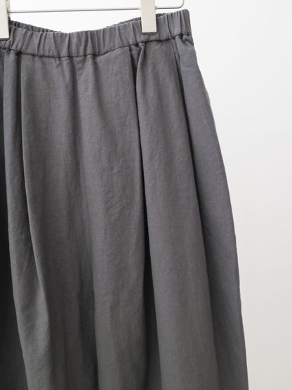 cottonlinen wide easy tapered pants