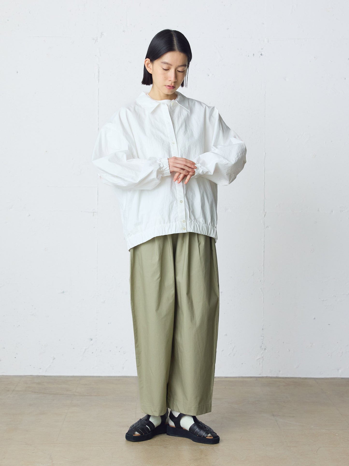 wide shirt blouson