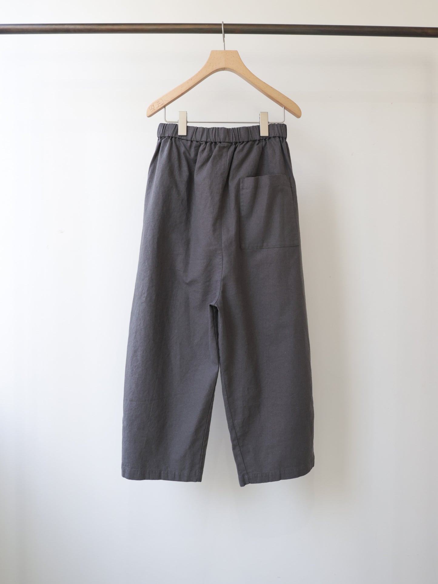 cotton linen wide easy pants