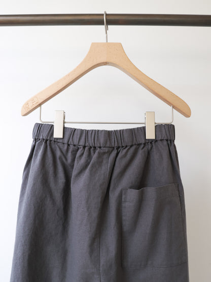cotton linen wide easy pants