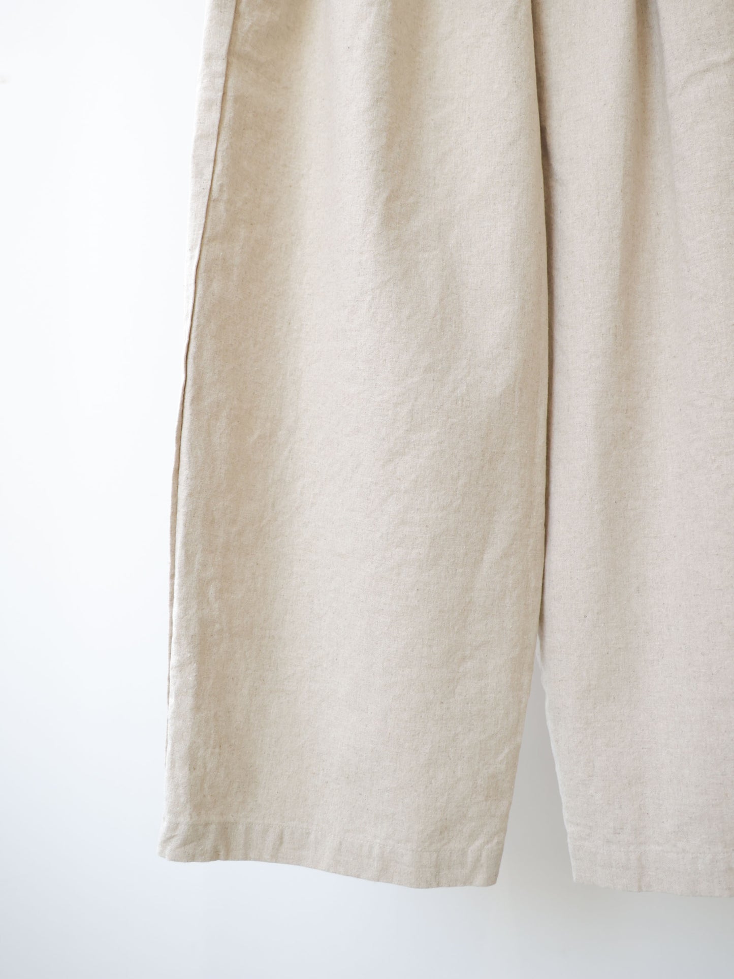 cotton linen wide easy pants