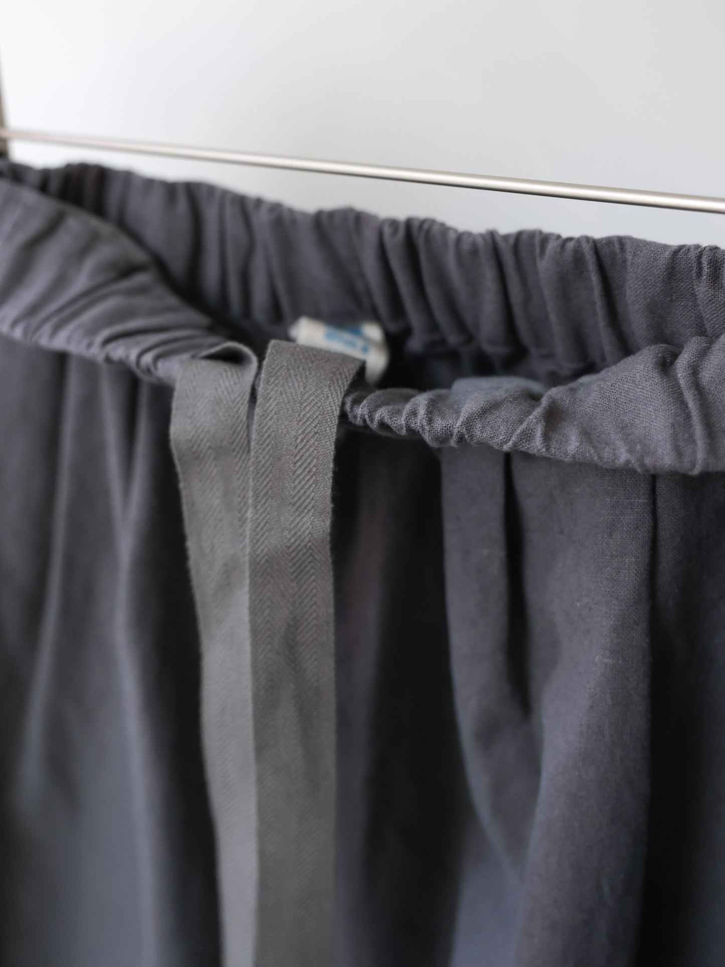 cotton linen wide easy pants