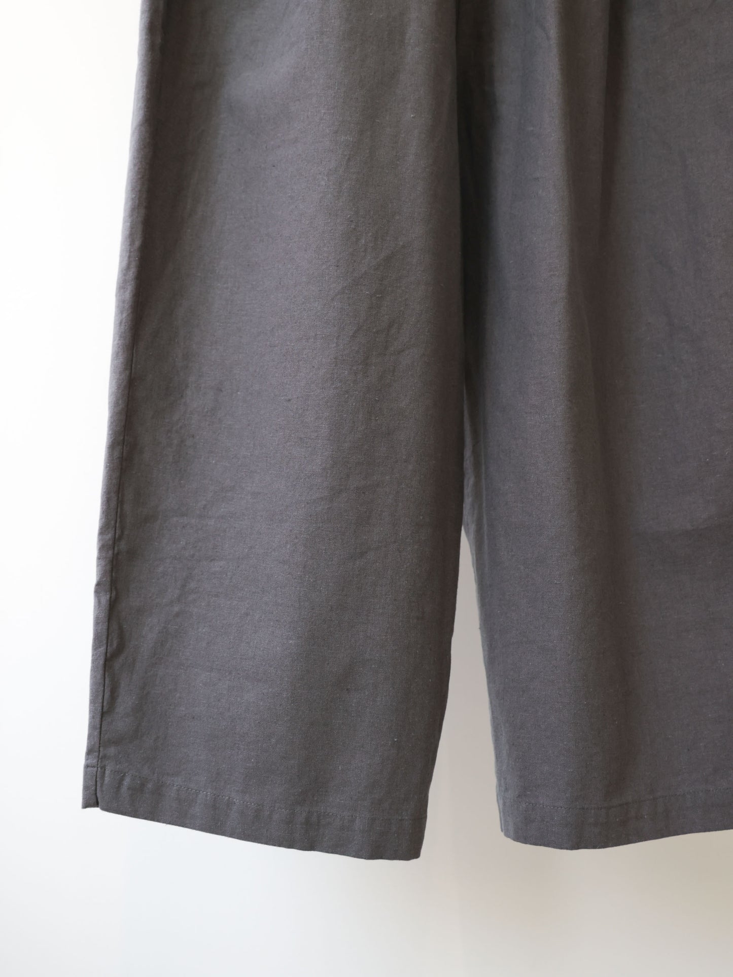 cotton linen wide easy pants