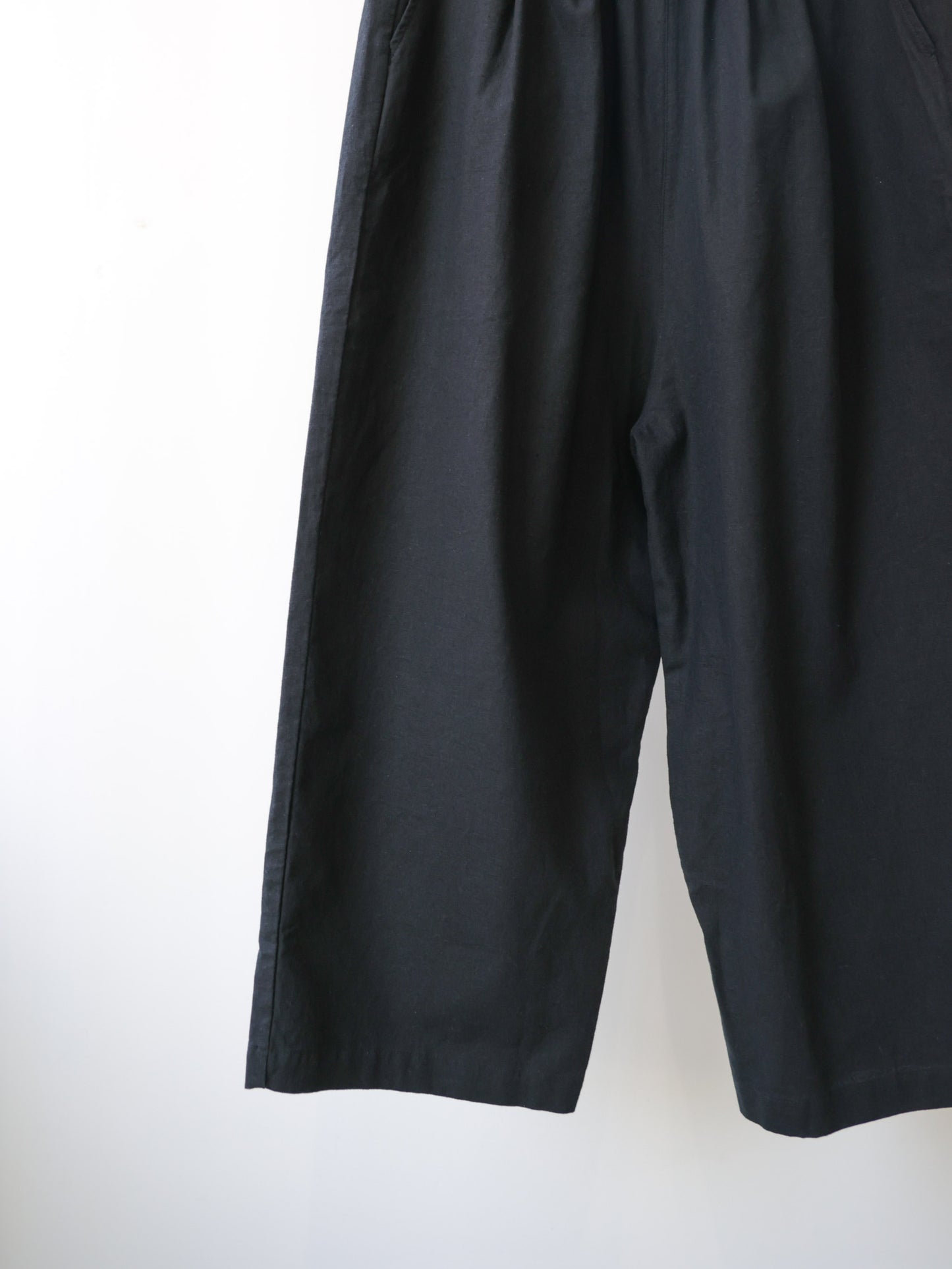 cotton linen wide easy pants