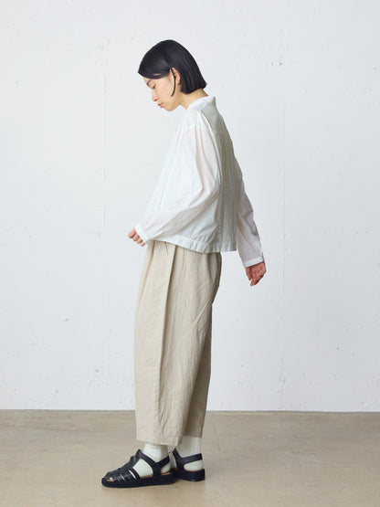 cotton linen wide easy pants