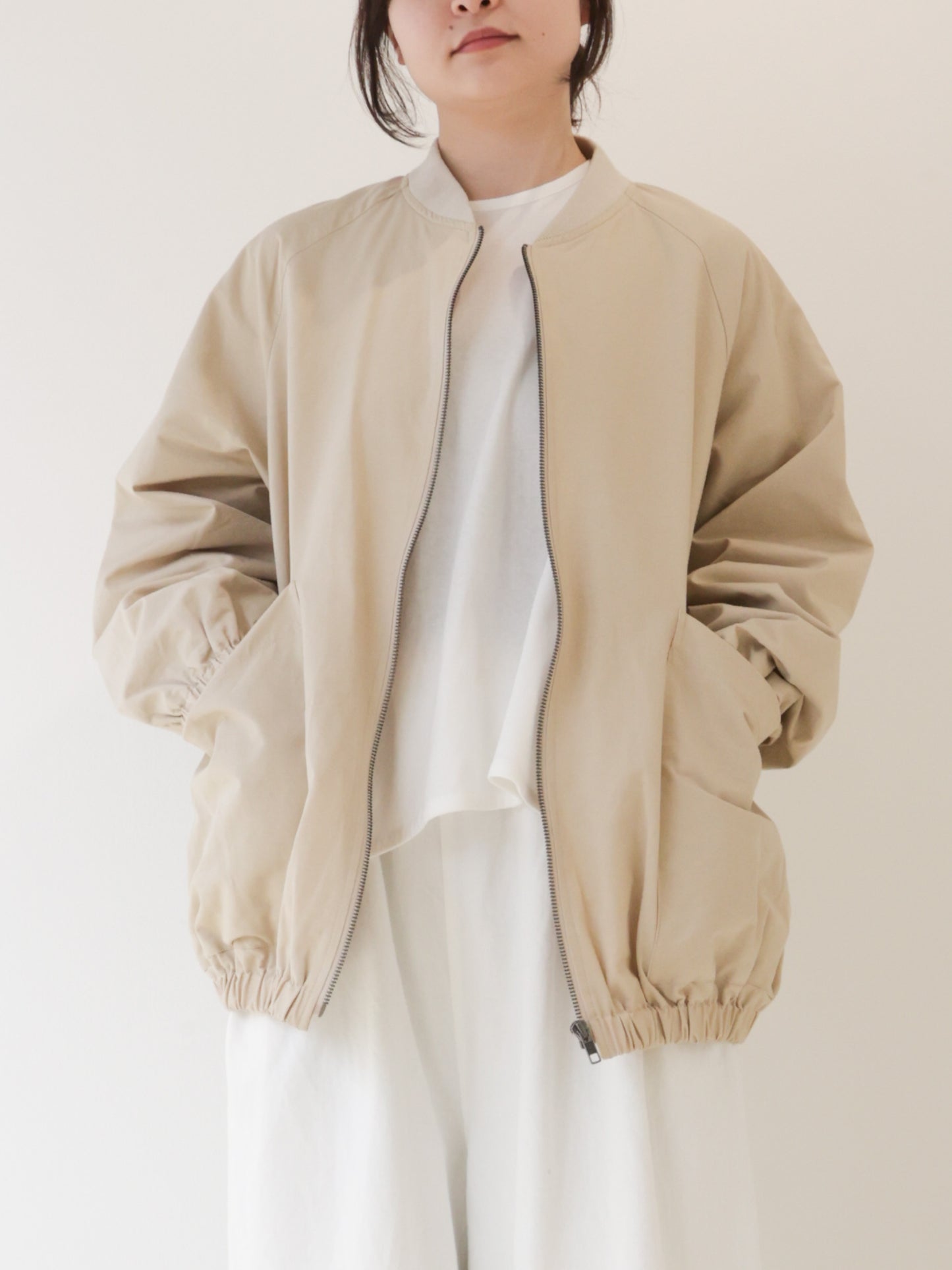 zip blouson