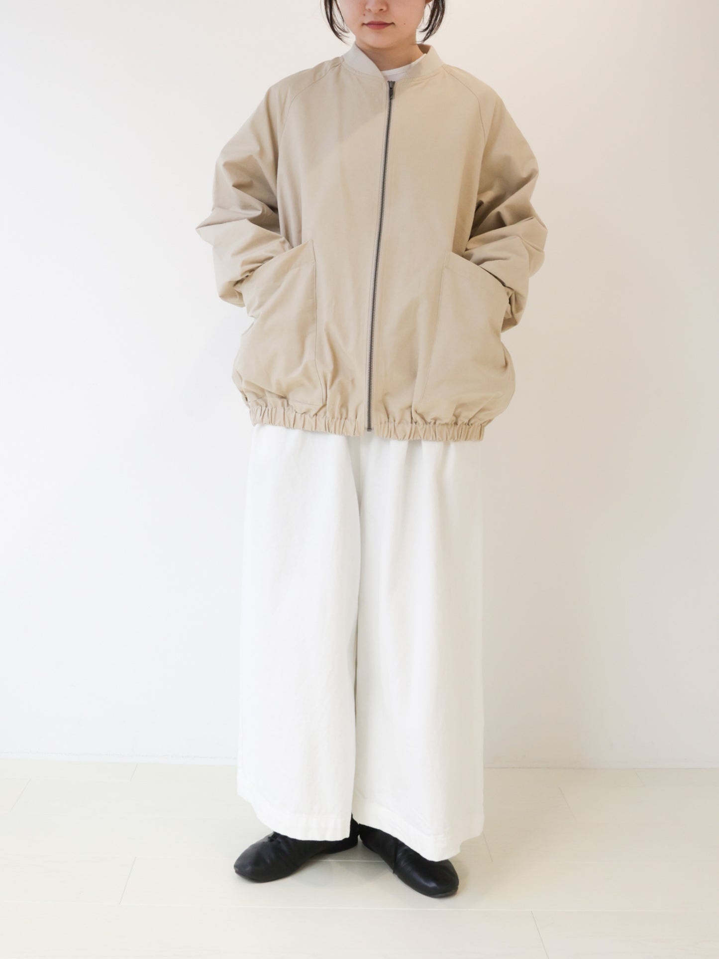 zip blouson