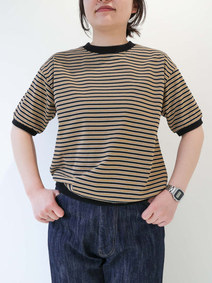 multi border T-shirt/STAR&STRIPE