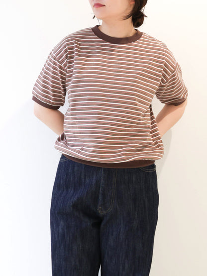 multi border T-shirt/STAR&STRIPE
